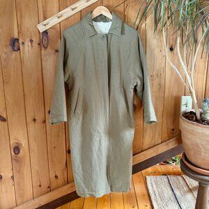 Micaela Greg Sherpa Lined Trench in Cypress